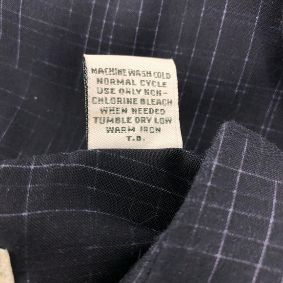 Batik Bay Black Palm Tree Button Down Shirt, XXL - Picture 6 of 6